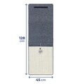 Ansamblu de joaca pisici Cat, Maximex, 45x128 cm, fibre naturale/poliester/polipropilena, antracit/bej