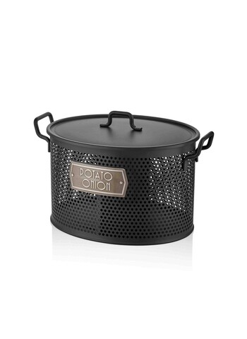 Cutie depozitare, Mia, 742TMA9757, Metal, Negru