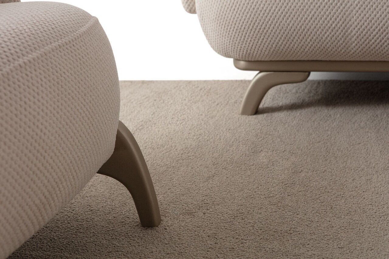 Canapea 3 locuri, Atelier del Sofa, 752EST1135, Lemn de carpen/PAL melaminat, Bej - view 7