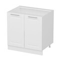 Dulap pentru bucatarie, Hanah Home, Minar, 80x87x58 cm, Alb