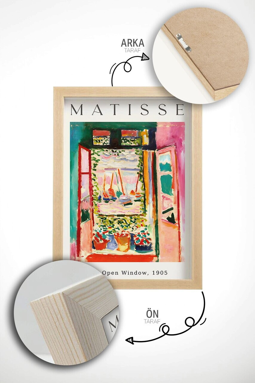 Tablou decorativ, Artvmodel23-Ahsap, Lemn masiv, MDF, Multicolor - view 2