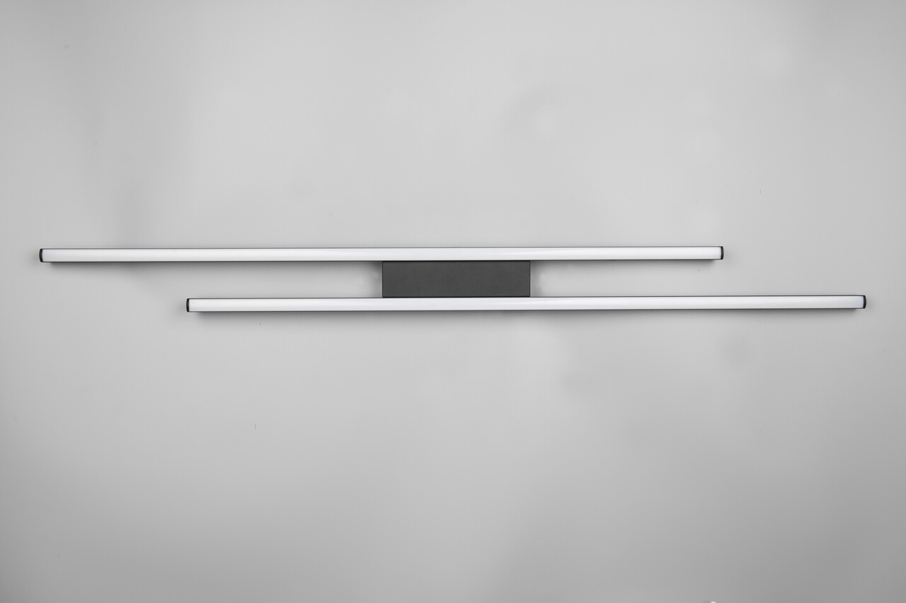 Plafoniera Odio, RL NOW, 110x8.5x5 cm, 22W, 1x SMD, metal, negru mat