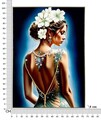 Tablou decorativ Isabel -H, Mauro Ferretti, 72x102 cm, lemn de pin/canvas pictat si lacuit, multicolor