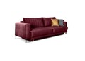 Canapea extensibila 4 locuri ELTAP, SO-ELI-25LO, Elise, 250x95x90 cm, lemn/poliester, rosu
