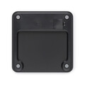 Cantar digital pentru baie, Brabantia, Dark Grey, 30x30x2.4 cm, max 180 kg, sticla, gri inchis