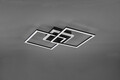 Plafoniera Venida, RL, 57.5x35.5x7.5 cm, 25W, 1x SMD, metal, negru mat