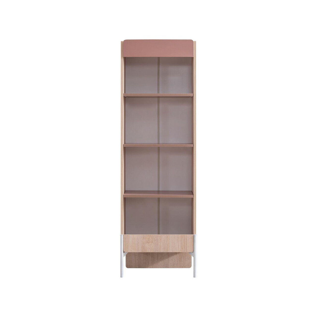 Corp biblioteca, Hanah Home, Rosetta, 54x170x54 cm, PAL, Maro / Roz - view 4