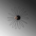 Aplica de perete, Sheen, 521SHN2202, Metal, Negru