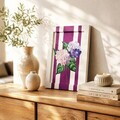 Tablou decorativ, YBC11859, Canvas, Rama din lemn (grosime 3 cm), Multicolor