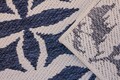 Covor cu doua fete Kendal, Decorino, 120x180 cm, polipropilena, crem/albastru