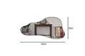 Oglinda decorativa, Siam, Seilla, 60x120x2.2 cm, Negru