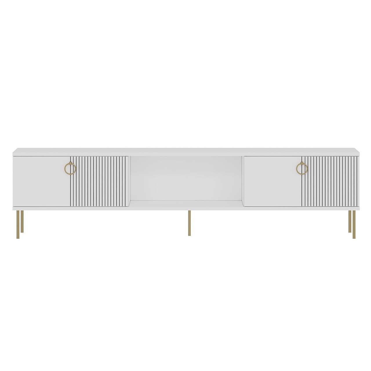 Comoda TV, Odessa, Paye, 180x45x30 cm, Alb - 2 | YEO