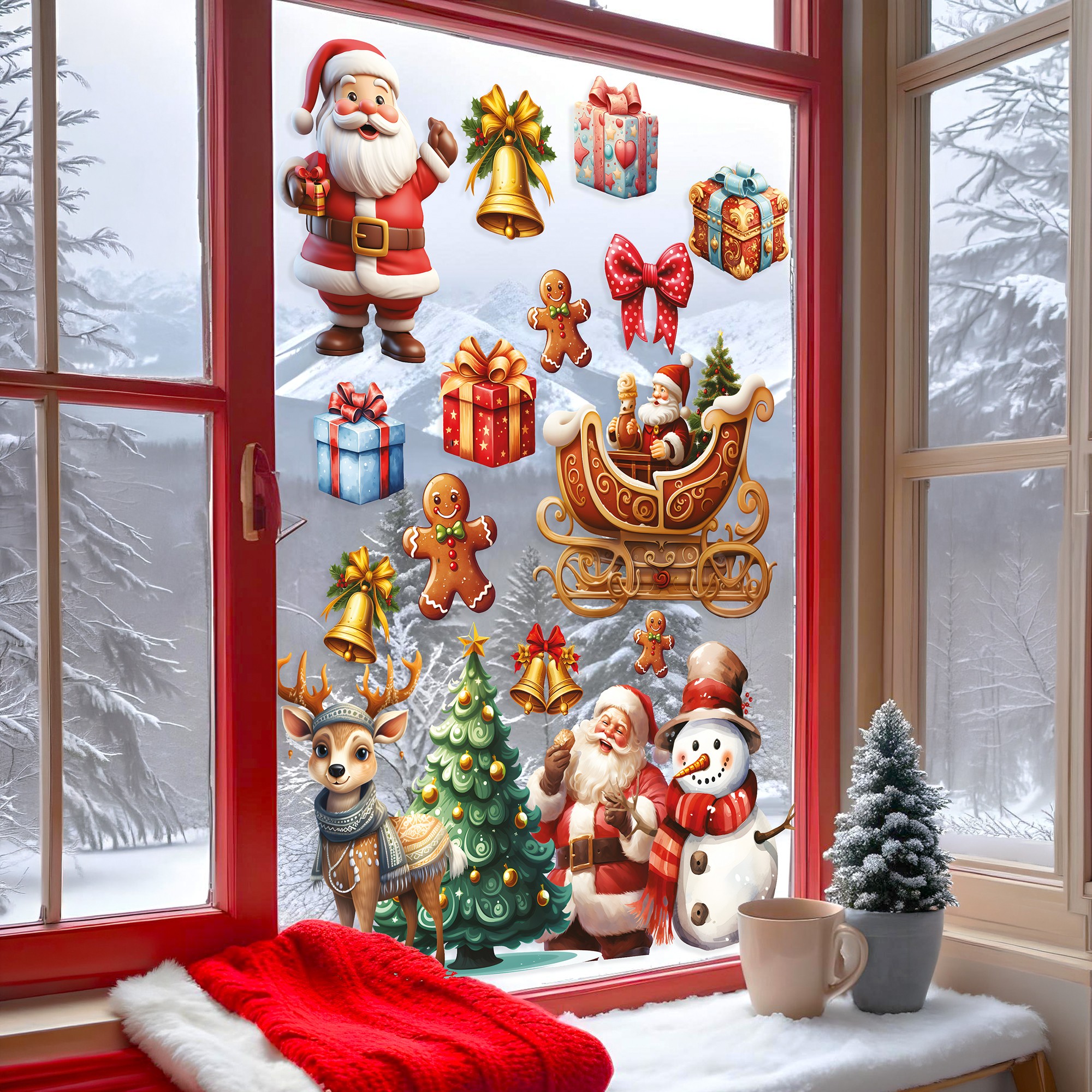 Sticker decorativ, 309098_3050, 30 x 50 cm, Multicolor