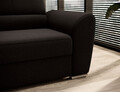 Coltar extensibil stanga 3 locuri ELTAP, LT-22FL, Siber, 270x186x93 cm, lemn/poliester, maro inchis