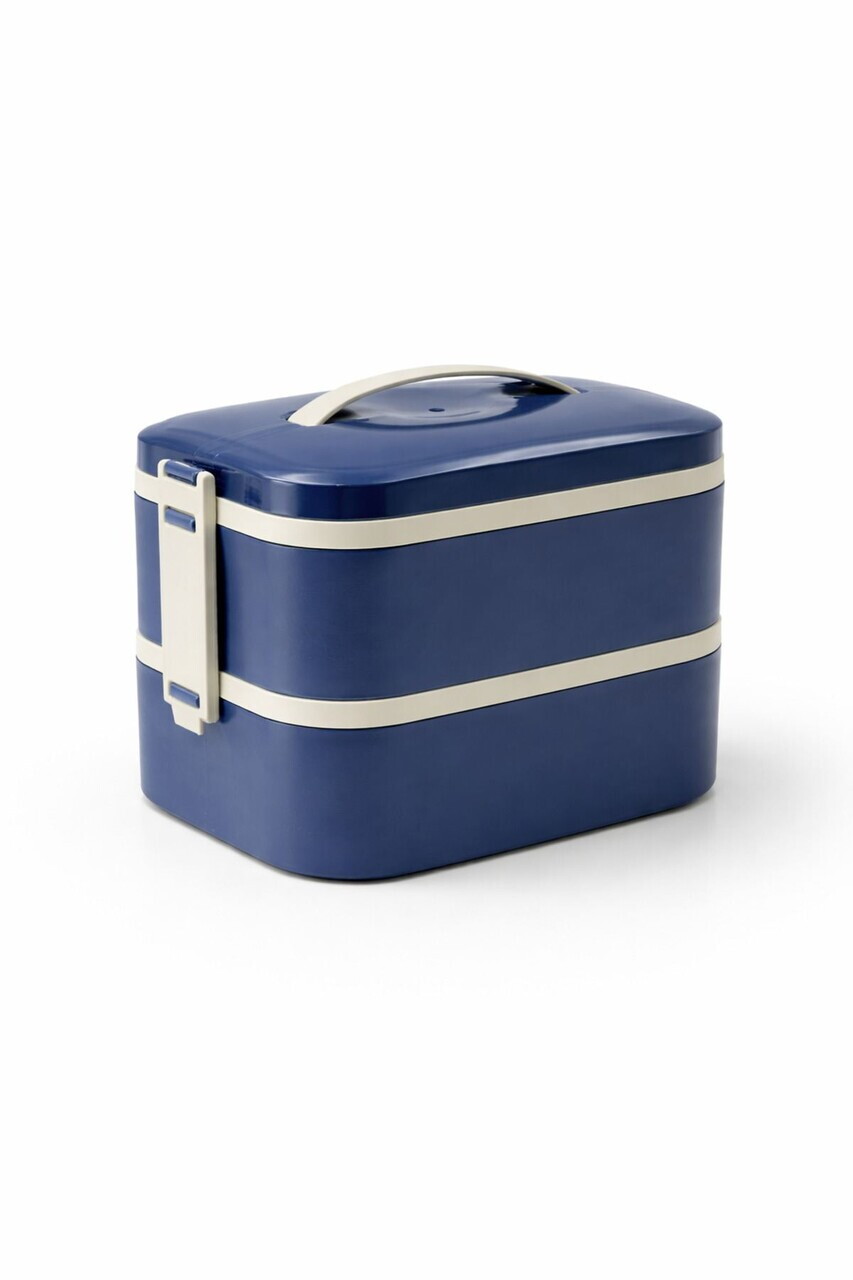 Cutie pentru pranz, Hermia, 721CBL1320, Inox, Izolat in vid, Albastru navy - view 6