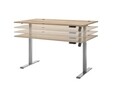 Birou reglabil, Pronto Office, 160 x 77 x 72 cm, PAL, bej