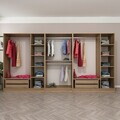 Dulap pentru haine, Hanah Home, Nisa, 360x210x52 cm, Dore