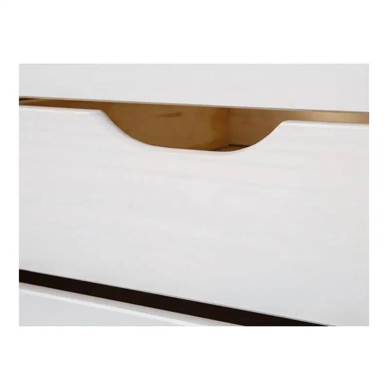 Pat multifunctional pentru o persoana, 90x190 cm, Ulli, Inter Link, lemn, alb - imagine 10