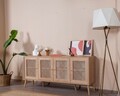 Consola, Wolina, Goose, 80x180x41 cm, Corp: PAL 100% MELAMINAT, Stejar