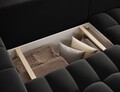Coltar extensibil dreapta 4 locuri ELTAP, Bon-33, Bonett, 250x175x92 cm, lemn/poliester, negru