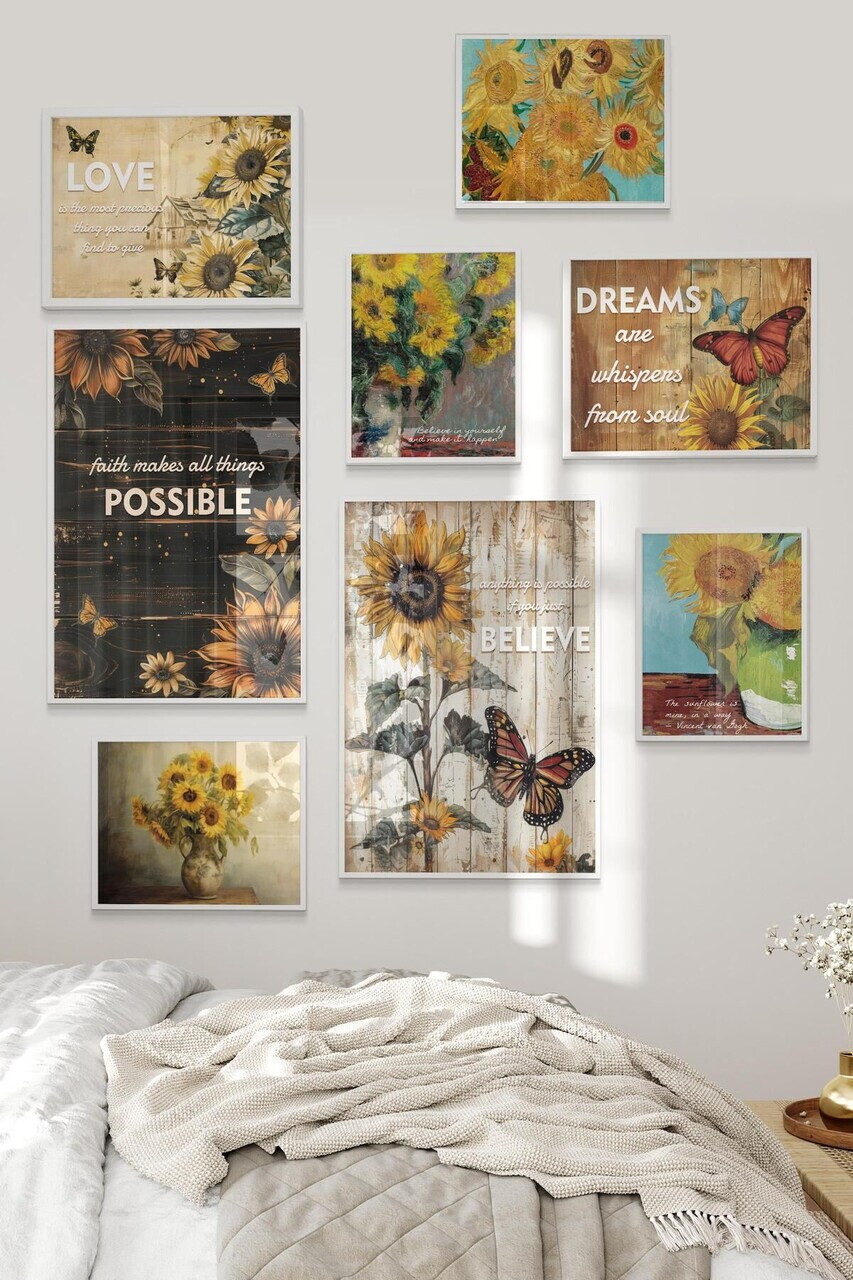 Tablou decorativ, Çgs-025-White-Kck, Lemn masiv, Față: 100% PVC STICLĂ, Multicolor - view 2