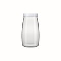 Borcan cu capac, Mandacaru, 2 L, plastic (PP)/sticla termorezistenta, gri