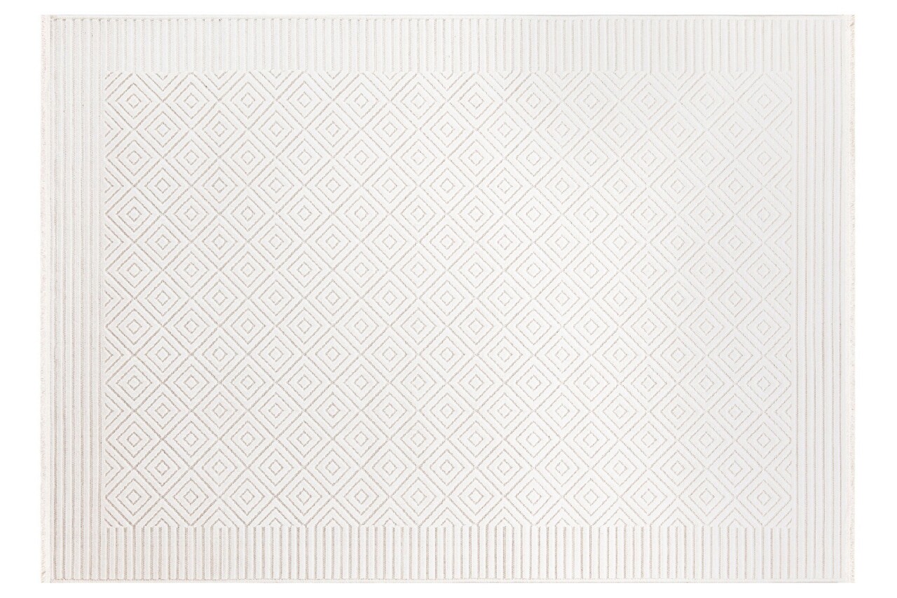 Covor, 65287 Meridyen, 117x180 cm, Polipropilena, Crem
