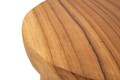 Scaunel Bulat, Mauro Ferretti, 40x40x55 cm, tec reciclat, lucrat manual, model unicat, maro