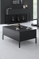 Masuta de cafea, Bexley, Lord, 90x40x60 cm, PAL, Antracit / Negru