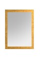 Oglinda decorativa, Leona, Framed, 40x55 cm, Plastic, Auriu