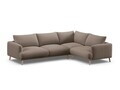 Coltar dreapta 4 locuri, Naomi, Micadoni Home, 280x195x75 cm, tesatura structurata, cappuccino