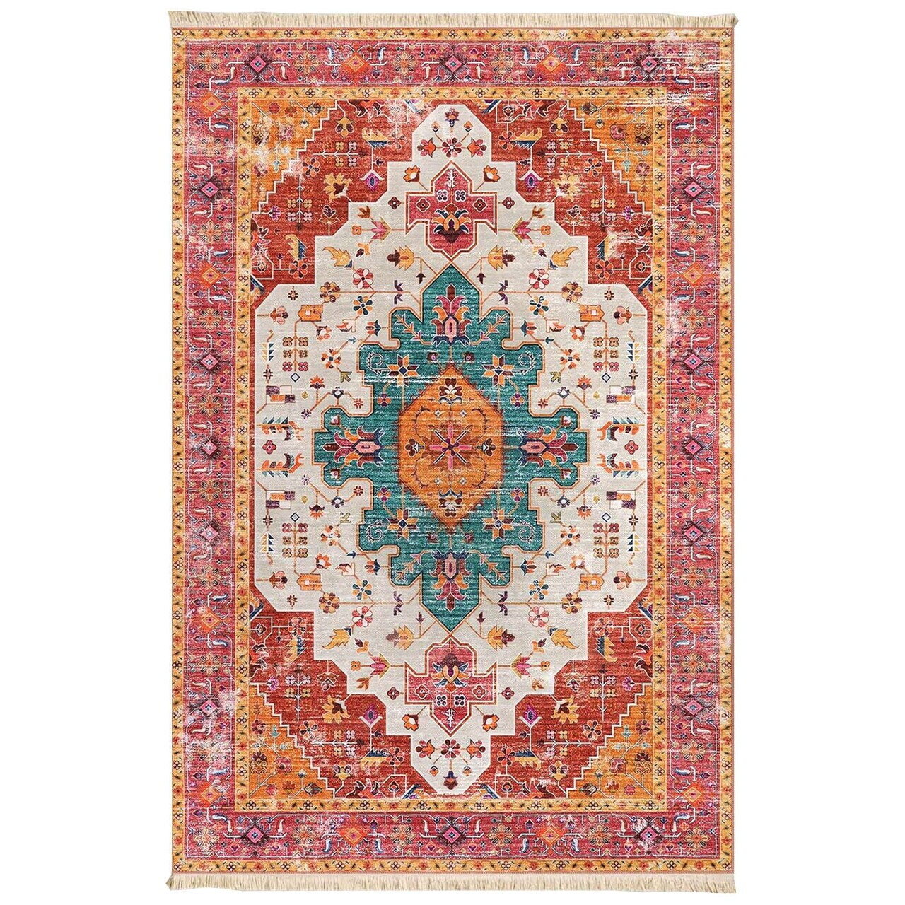 Covor, 326, 120x180 cm, Bumbac, Multicolor — imaginea 4