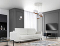 Lustra ELTAP, Vespillo, 58x115 cm, 5xE27, 15W, otel/PVC, alb/auriu