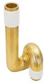 Vaza decorativa Bann Big, Mauro Ferretti, 15.3x13x30.5 cm, polirasina, auriu/alb
