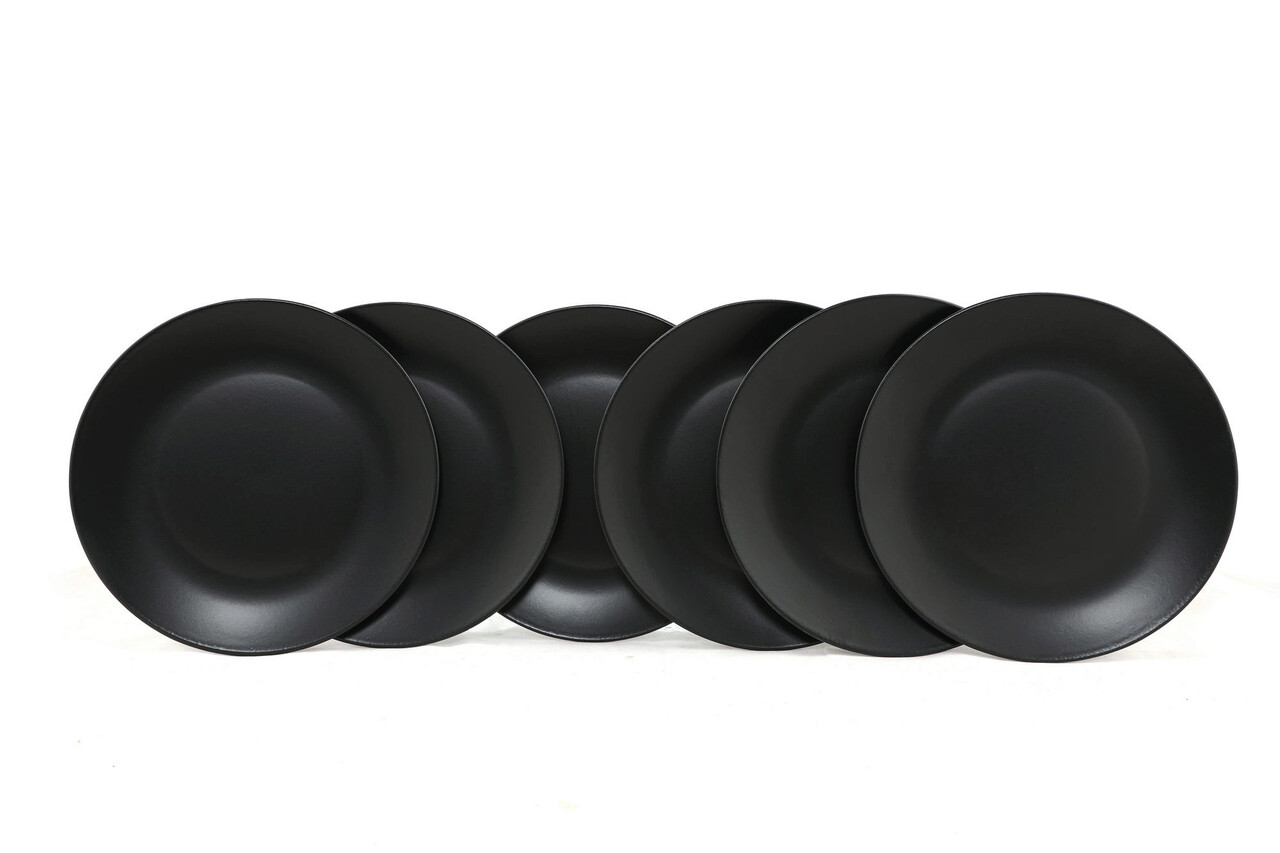 Set platouri servire, Keramika, 275KRM1359, Ceramica, Negru mat - 1 | YEO