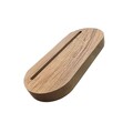 Oglinda cosmetica, Lumisfera, Crystal Dew Large, Sticla/MDF, Lemn