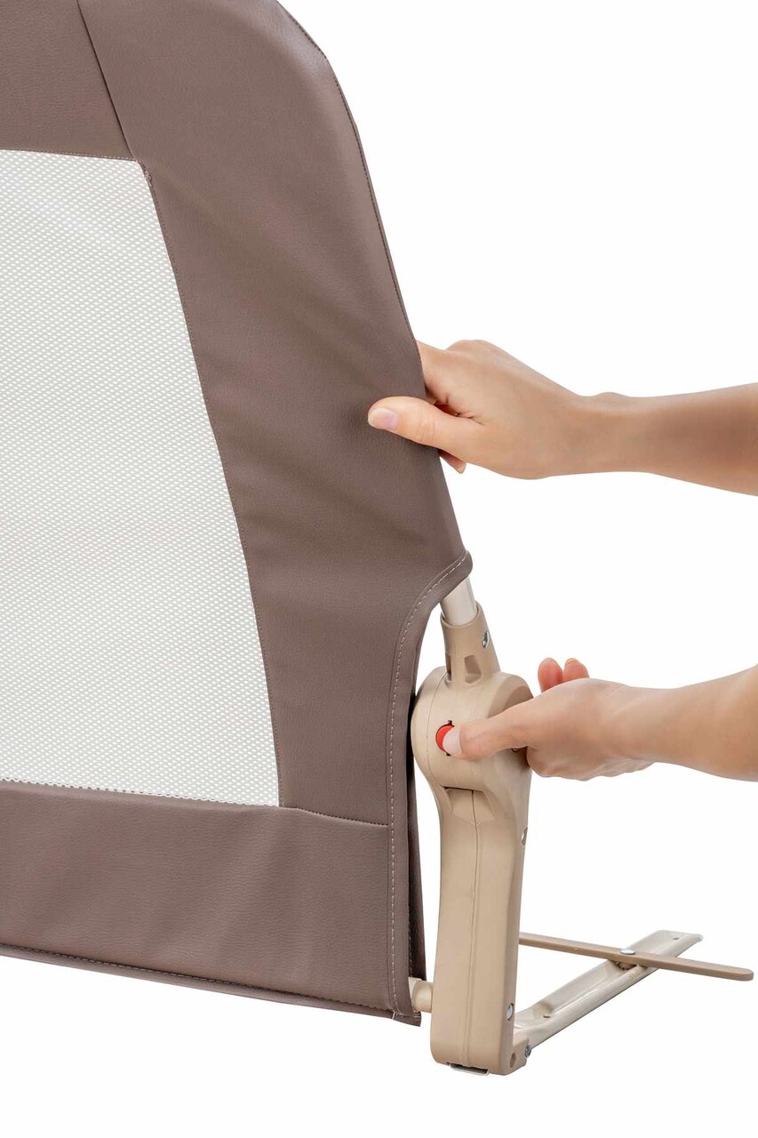 Margine de siguranta pentru pat, Wallxpert, Premium 120, Maro - imagine 3