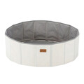 Piscina cu bile, Wellgro, 90 bile, Ø80 x 26 cm, poliester, ecru