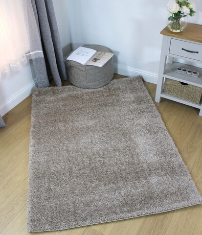 Poza Covor lucrat manual, Lune Beige, Flair Rugs, 100 x 100 cm, poliester, bej