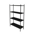 Corp biblioteca, Caliente, Marta, 80x126x30 cm, PAL, Negru