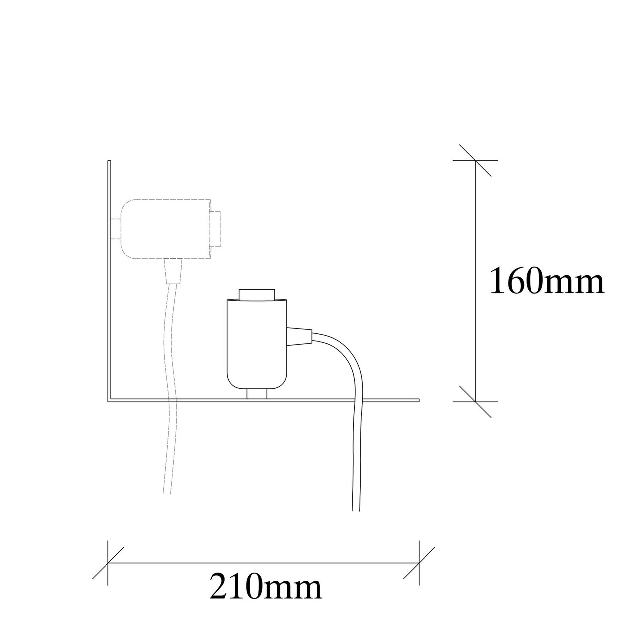 Aplica De Perete, Sheen, 521SHN2196, Metal, Alb