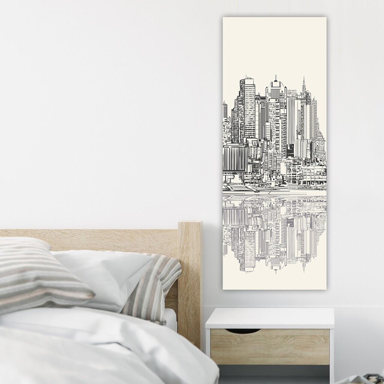 Tablou decorativ, DKY1648081882_3080, Canvas, 30 x 80 cm, Multicolor