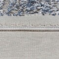 Covor Trace Blue, Flair Rugs, 80x150 cm, polipropilena/poliester, albastru