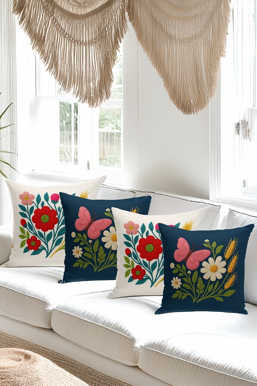 Set fete de perna, Artpnchset4-82, Poliester, Multicolor — imaginea 2