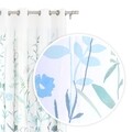Perdea Spring, Fashion Goods, 140x250, poliester, alb/albastru