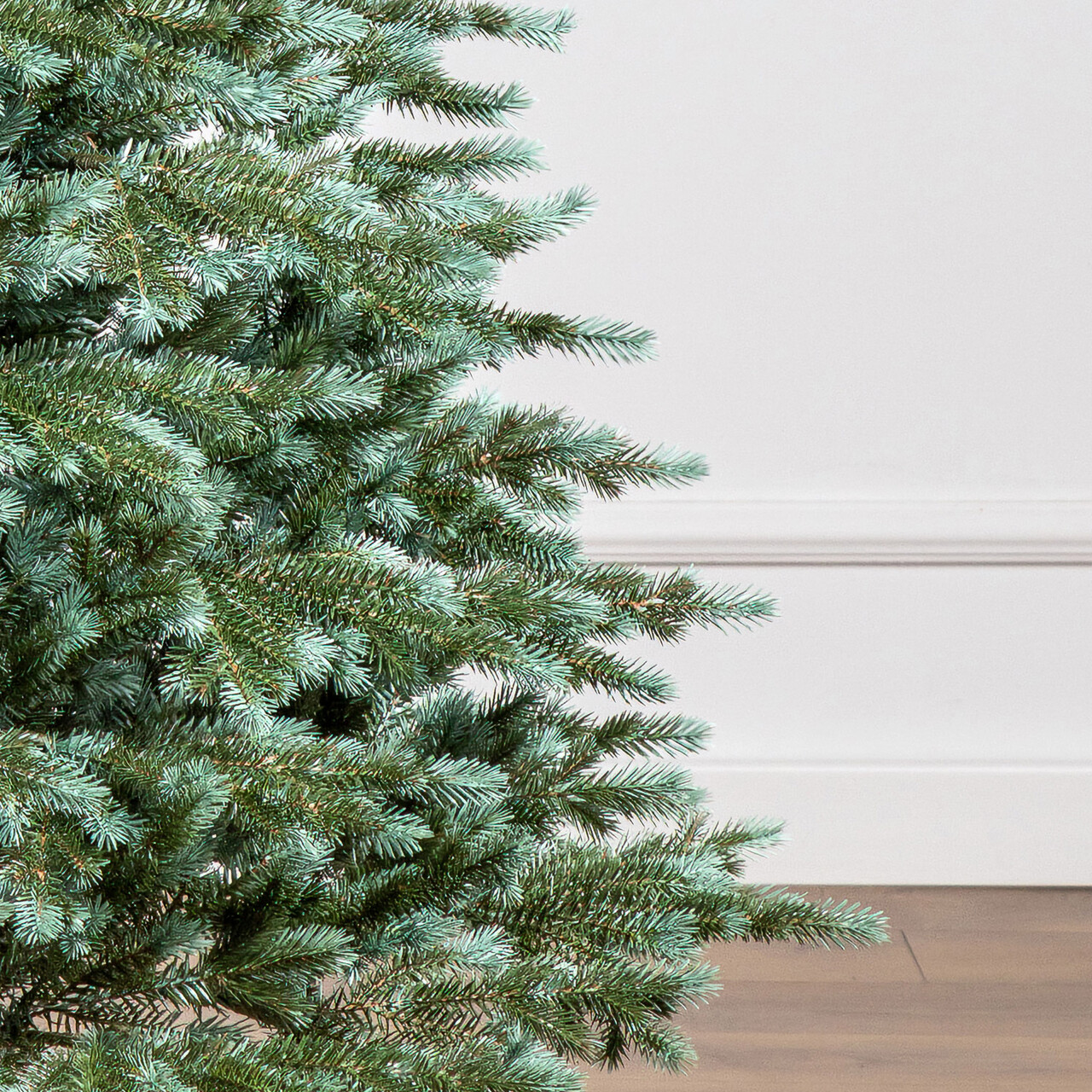 Brad artificial Christmas Deluxe by Sersimo, Alaska Select verde argintiu, integral 3D, 230 cm — imaginea 21