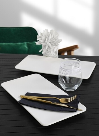 Set 2 platouri ST032002F022, Keramika, 33×17 cm, ceramica Keramika