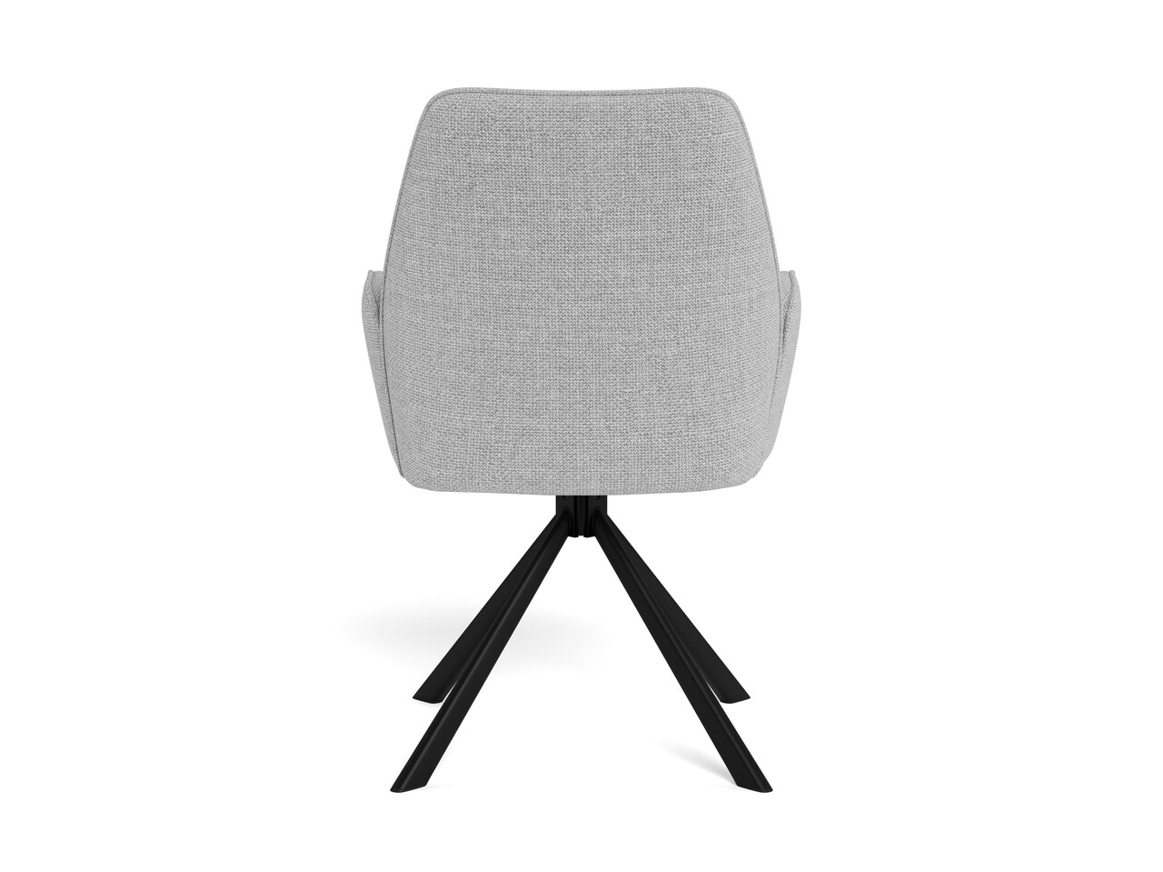 Scaun Glenda, Actona, 61x63x88.5 cm, rotativ, tesatura structurata/otel, bej - view 5