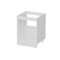 Dulap pentru bucatarie, Hanah Home, Minar, 60x87x58 cm, Alb / Antracit