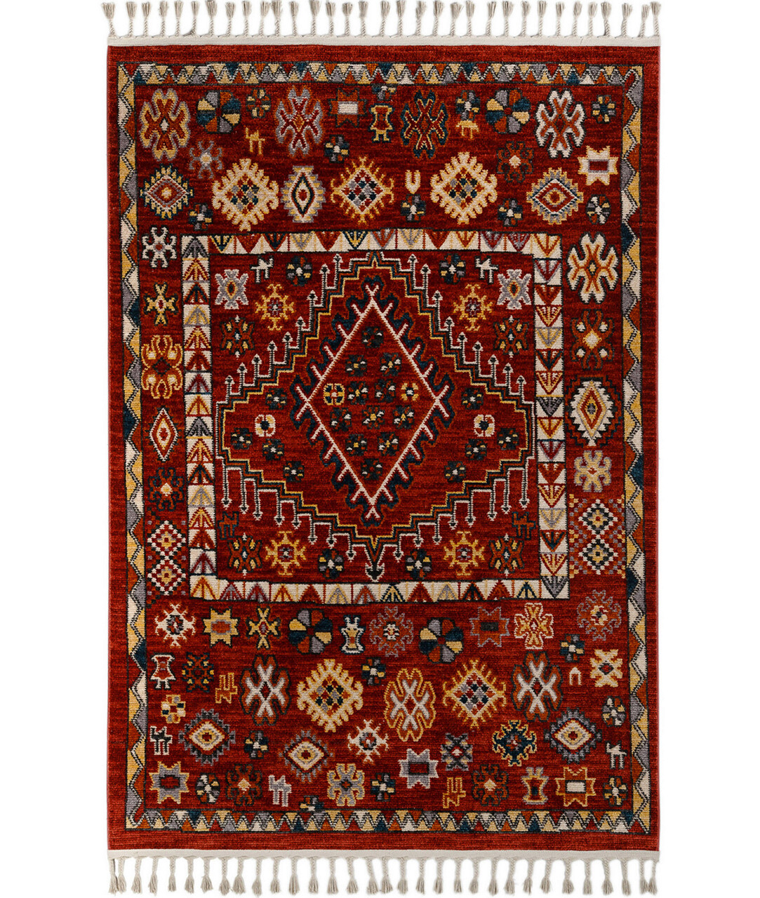 Covor, 80014A , 200x290 cm, Poliester, Rosu claret - 1 | YEO